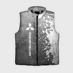 Женский жилет Mitsubishi - grey gradient по-вертикали, цвет: 3D-черный