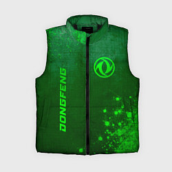 Женский жилет Dongfeng - green gradient вертикально, цвет: 3D-черный