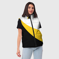 Женский жилет Сокрушу пред ним врагов его большая хризма, цвет: 3D-светло-серый — фото 2