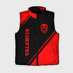 Женский жилет Valencia - red gradient вертикально, цвет: 3D-черный