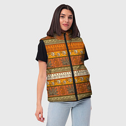 Женский жилет В африканском стиле, цвет: 3D-черный — фото 2