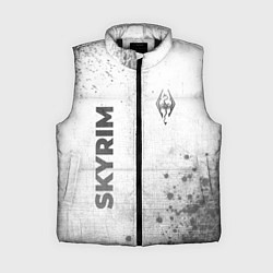 Женский жилет Skyrim - white gradient вертикально, цвет: 3D-черный