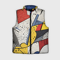 Женский жилет Поп-арт яркая абстракция