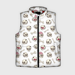 Женский жилет Черепки, цвет: 3D-красный
