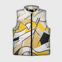 Женский жилет Абстракция поп-арт геометрия, цвет: 3D-красный
