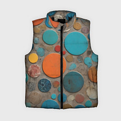 Женский жилет Арт вариация терраццо