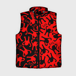 Женский жилет ЪУЪ съука mem pattern, цвет: 3D-светло-серый