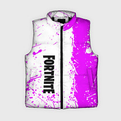 Женский жилет Fortnite pink color, цвет: 3D-черный