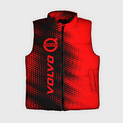 Женский жилет Volvo - red gradient по-вертикали, цвет: 3D-черный