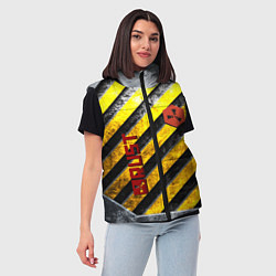 Женский жилет RUST grunge, цвет: 3D-светло-серый — фото 2