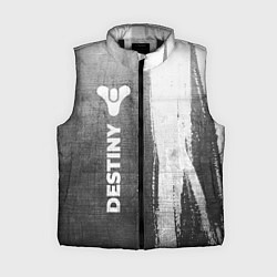 Женский жилет Destiny - grey gradient по-вертикали, цвет: 3D-черный