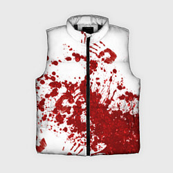 Женский жилет Кровавые следы и отпечатки рук
