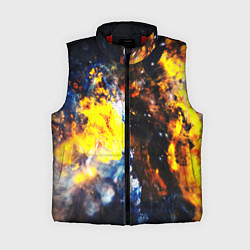 Женский жилет Космическая абстракция, цвет: 3D-красный