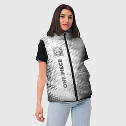 Женский жилет One Piece - white gradient по-вертикали, цвет: 3D-черный — фото 2