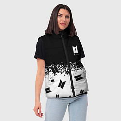 Женский жилет Marshmello dj pattern краски, цвет: 3D-светло-серый — фото 2