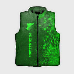 Женский жилет Hoffenheim - green gradient по-вертикали, цвет: 3D-черный