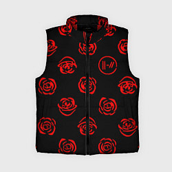 Женский жилет Twenty one pilots rose pattern