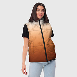 Женский жилет Осенний градиент, цвет: 3D-красный — фото 2