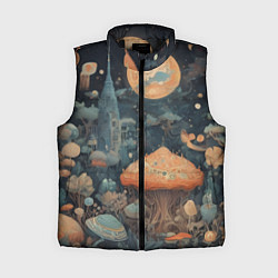 Женский жилет Сказочная абстракция, цвет: 3D-черный