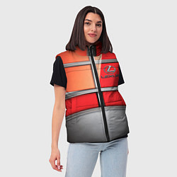 Женский жилет Lexus carbon car, цвет: 3D-красный — фото 2