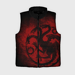 Женский жилет Targaryen house Game of Thrones, цвет: 3D-черный