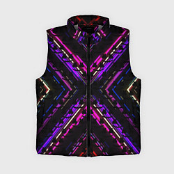 Женский жилет Marshmello geometry neon