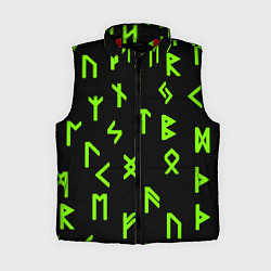 Женский жилет Славянская символика кислота, цвет: 3D-красный
