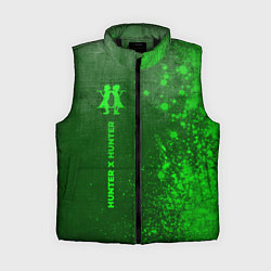 Женский жилет Hunter x Hunter - green gradient по-вертикали, цвет: 3D-черный
