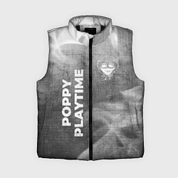 Женский жилет Poppy Playtime - grey gradient вертикально, цвет: 3D-черный