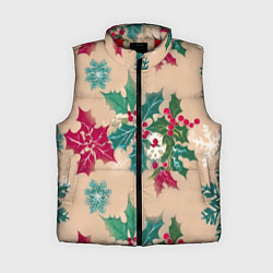 Женский жилет Новогодний узор