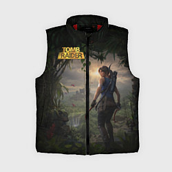 Женский жилет Lara Croft tomb raider, цвет: 3D-красный
