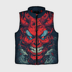 Женский жилет Red demon Oni, цвет: 3D-красный