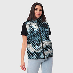 Женский жилет Змеиный тренд, цвет: 3D-красный — фото 2