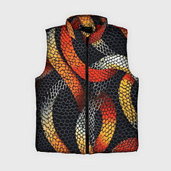 Женский жилет В змеях