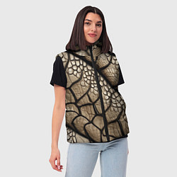 Женский жилет Найди змею, цвет: 3D-светло-серый — фото 2