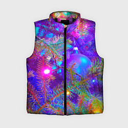 Женский жилет Новогоднее свечение гирлянд