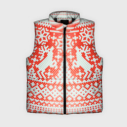 Женский жилет Новогодняя шкура змеи, цвет: 3D-черный