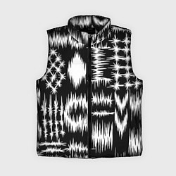 Женский жилет Штриховка - геометрическая абстракция