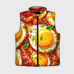 Женский жилет Яичница с беконом