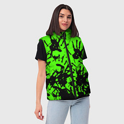 Женский жилет Death stranding руки, цвет: 3D-светло-серый — фото 2