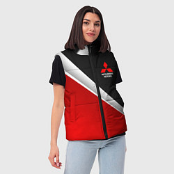 Женский жилет Mitsubishi - черный и красный, цвет: 3D-красный — фото 2