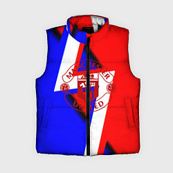 Женский жилет Манчестер юнайтед геомтерия