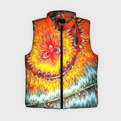 Женский жилет Оптические краски текстура, цвет: 3D-светло-серый