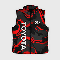 Женский жилет Toyota - красные языки пламени