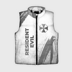 Женский жилет Resident Evil - white gradient вертикально, цвет: 3D-черный