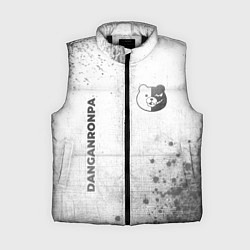 Женский жилет Danganronpa - white gradient вертикально, цвет: 3D-черный