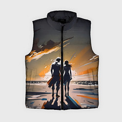Женский жилет Пара на пляже