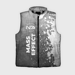Женский жилет Mass Effect - grey gradient по-вертикали, цвет: 3D-черный