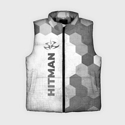 Женский жилет Hitman - white gradient по-вертикали, цвет: 3D-черный