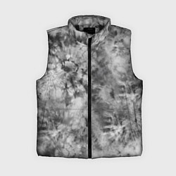 Женский жилет Серый тай дай - абстракция